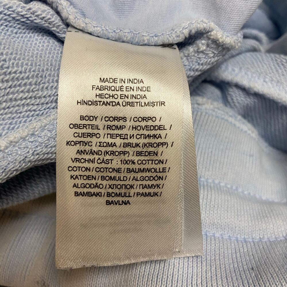 Lauren Ralph Lauren Women’s Blue French Terry Jogger Pants Logo Preppy Small - Picture 8 of 14